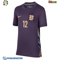 Fotballdrakt Dame England Kieran Trippier #12 Bortedrakt EM 2024 Kortermet